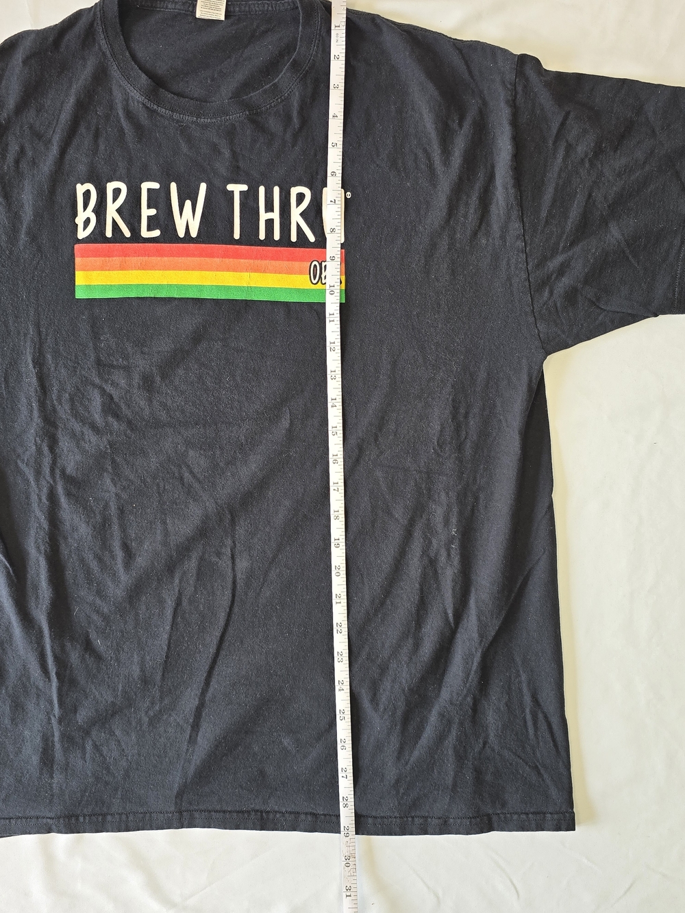 Brew Thru OBX Outer Banks Graphic T-Shirt Black XL - Picture 2 of 8